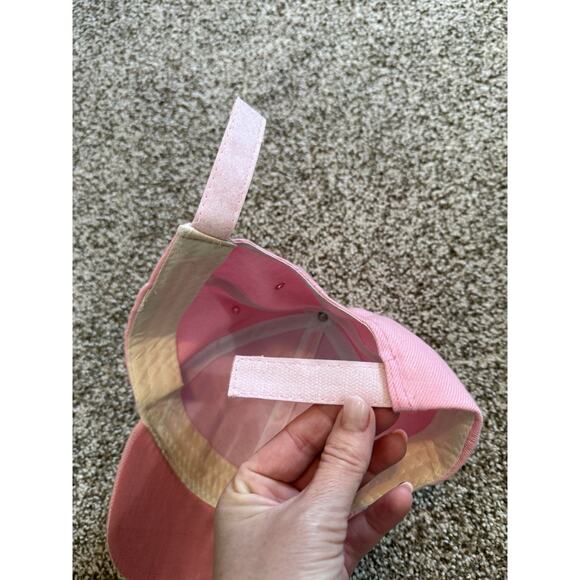 Pink Harley Davidson Womens Baseball Hat Cap Flames Adjustable Cotton - Picture 7 of 8